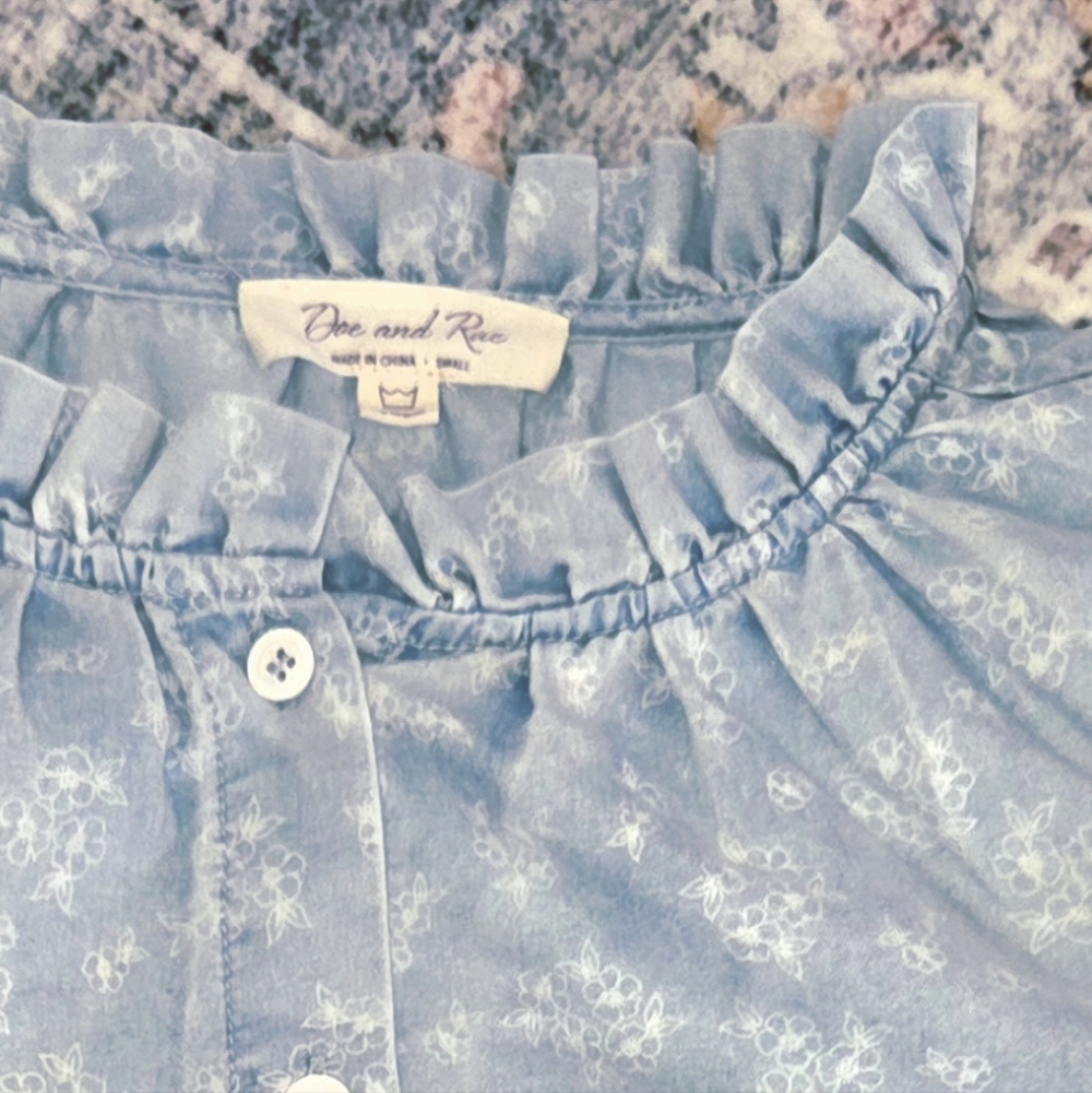 Doe & Rae Button Up Chambray Dress - Picture 5 of 5